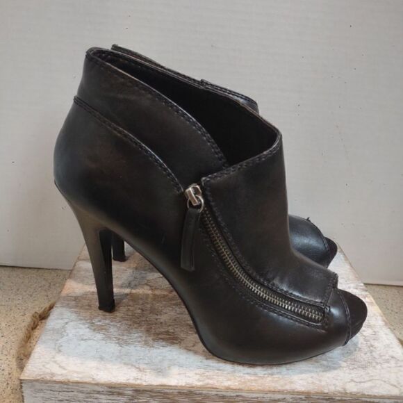 Vintage Nine West Leather Heels Size 10 4.5" - Picture 1 of 8